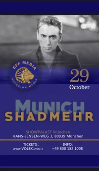 EFF Magazine | Shadmehr Aghili: Ein vielseitiger Künstler und sein bevorstehendes Konzert in München